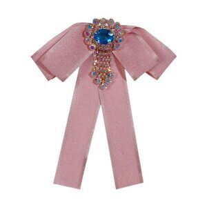 2096 Christmas bowtie collar brooch pins fashion Pre-Tied Neck Tie Bow Tie